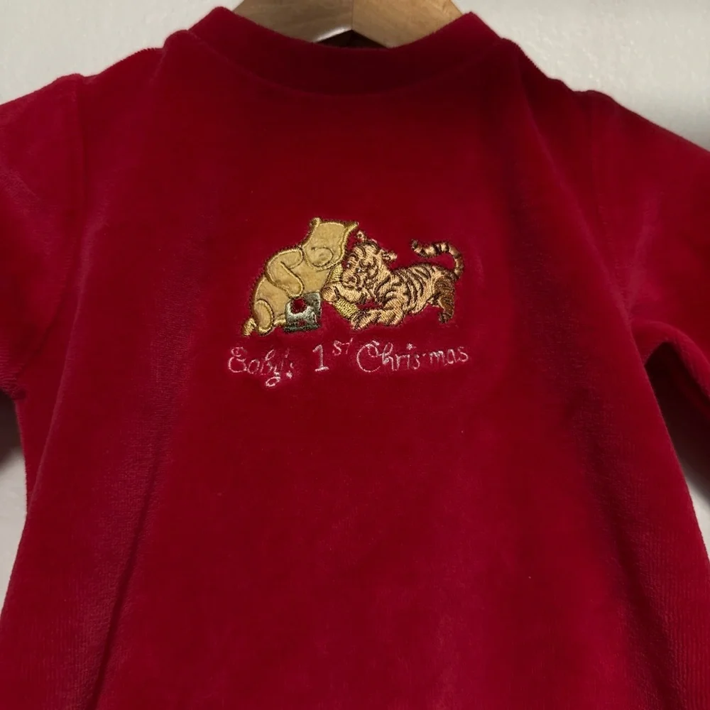 Vintage Disney Classic Pooh Bear 0/3m One Piece